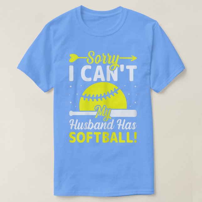 Camiseta Mujer amante de los softball: Mujer ama a hombre (Diseño del anverso)
