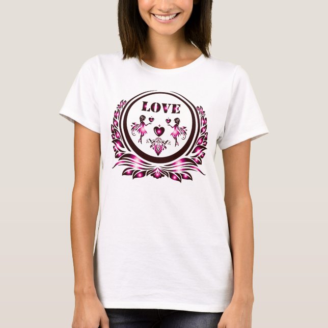 Camiseta Mujer Amante del Corazón (Anverso)