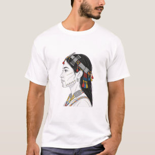 Camiseta Mujer Amazigh Bereber - Joyería Tradicional de Pla