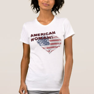 Camiseta Mujer Americana