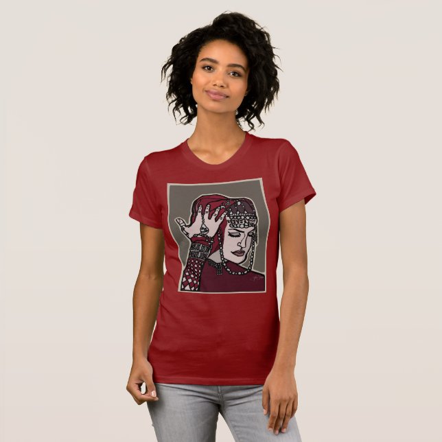 Camiseta Mujer armenia Bella Canvas T-Shirt (Anverso completo)