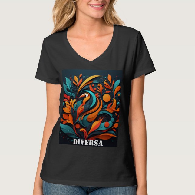 Camiseta Mujer Arte Simbólico Natural (Anverso)
