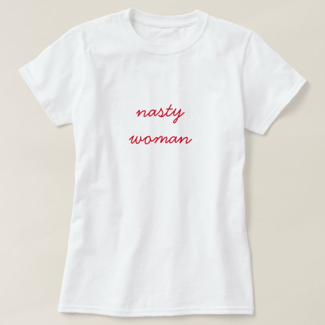 Camiseta Mujer Asquerosa (Diseño del anverso)
