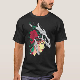 Camiseta Mujer azteca - Fuerte Chica mexicana - Chava - Hec
