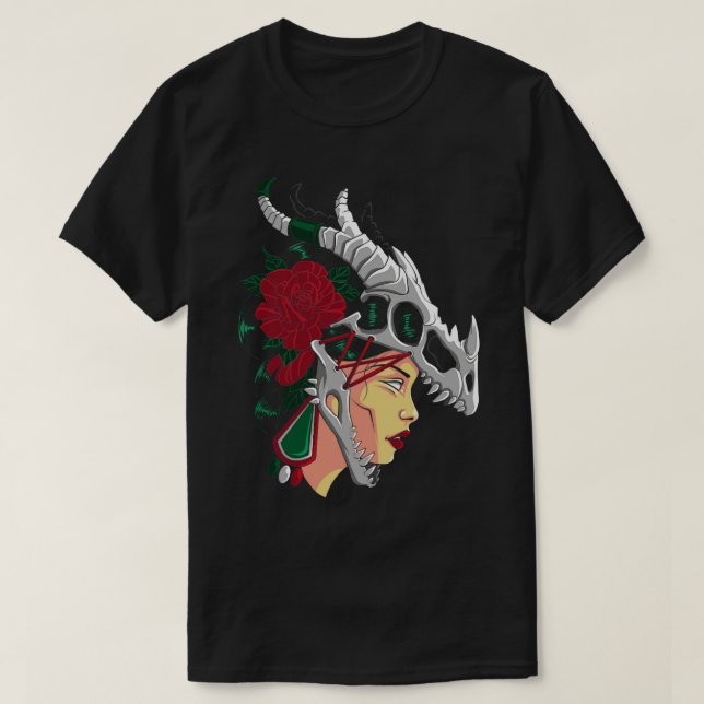 Camiseta Mujer azteca fuerte Chica mexicano México (Diseño del anverso)