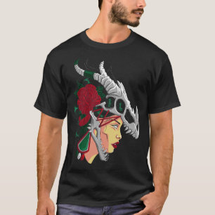 Camiseta Mujer azteca fuerte Chica mexicano México