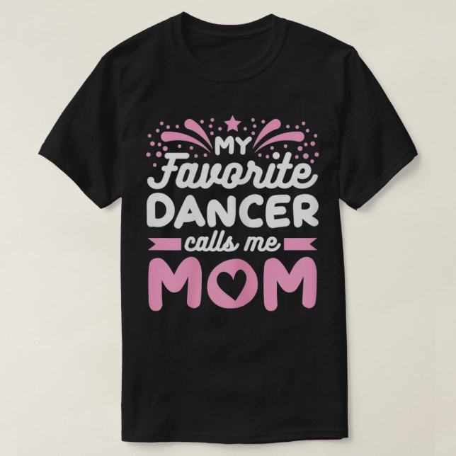 Camiseta Mujer bailando con mamá (Diseño del anverso)