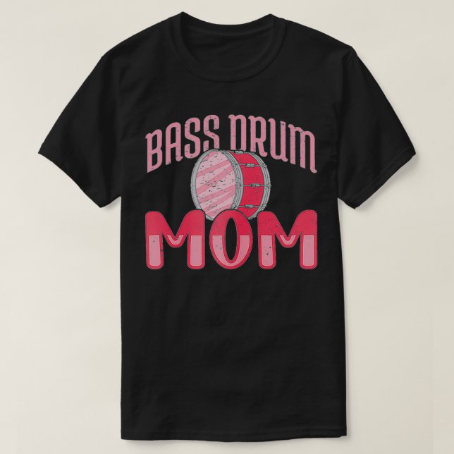 Camiseta Mujer Bass Drum Mom (Diseño del anverso)