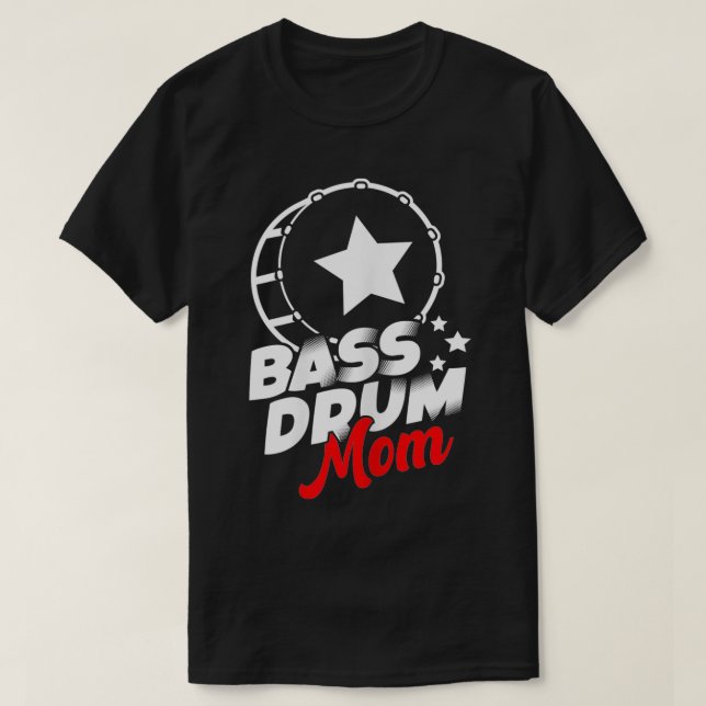 Camiseta Mujer Bass Drum Mom (Diseño del anverso)