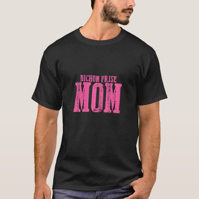 Camiseta Mujer Bichon Frise Mom (Anverso)