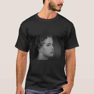 Camiseta Mujer blanca y negra pintada eléctricamente