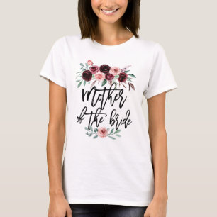 Camiseta Mujer Boda de ducha de novia para madre novia