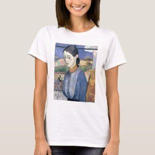 Camiseta Mujer bretona joven, 1889 (aceite en lona)