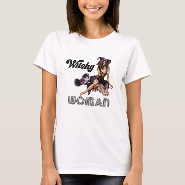 Camiseta Mujer Bruja (Anverso)