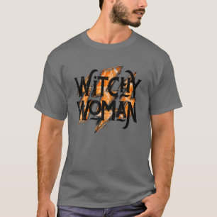 Camiseta Mujer bruja divertida bruja amante fiesta de Hallo