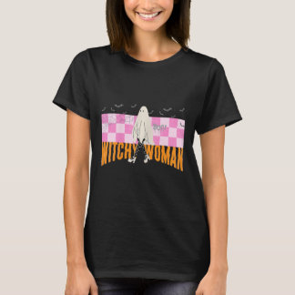 Camiseta Mujer bruja divertida disfraz de Halloween espeluz