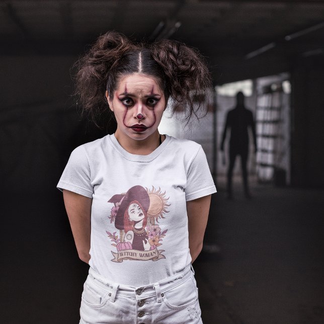 Camiseta Mujer bruja Halloween Familia Mateo (Halloween Family Matching T-Shirt )