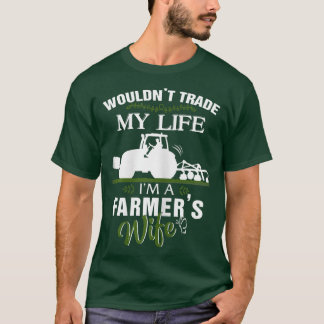 Camiseta Mujer campesina esposa no cambiaría mi vida estoy 