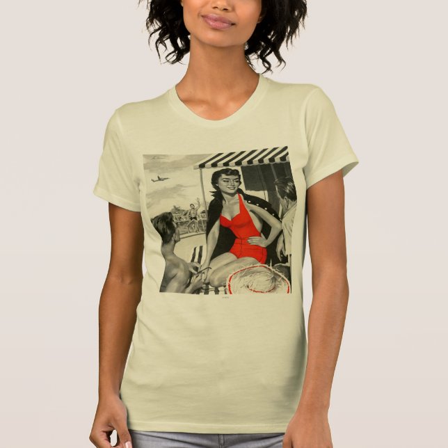 Camiseta Mujer candente (Anverso)