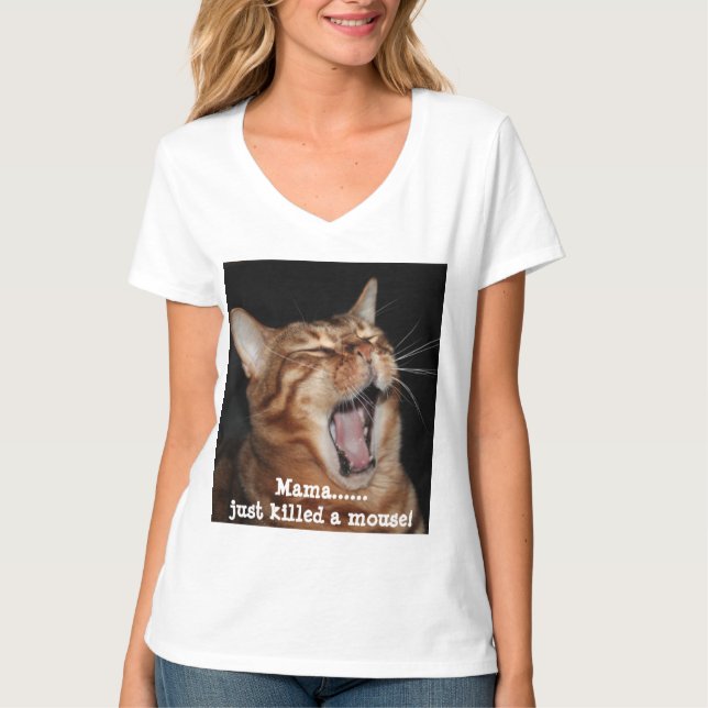 Camiseta Mujer cantante de la parodia de la canción de la (Anverso)