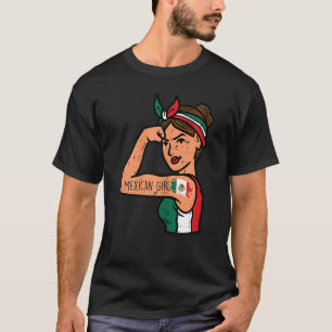 Camiseta Mujer Chica mexicana Mujer Rosie Riveter Cinco De 