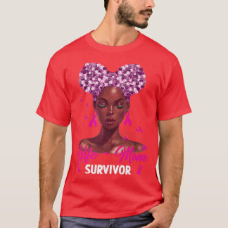 Camiseta Mujer Chica negra esposa madre sobreviviente de cá