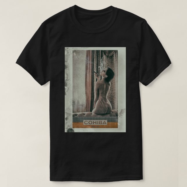 Camiseta Mujer Cigar Sexy de Cuba (Diseño del anverso)