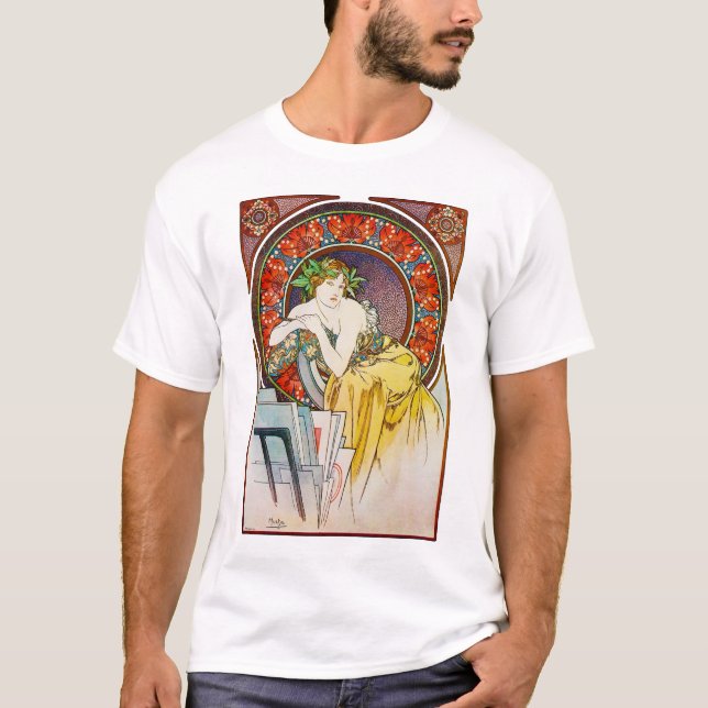 Camiseta Mujer con amapola, Mucha (Anverso)