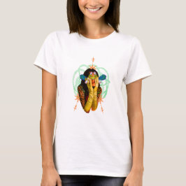 Camiseta Mujer Con Collage Trippy De Pescado