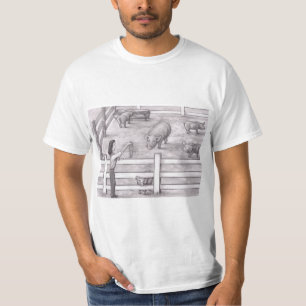 Camiseta Mujer con collar de perlas antes de que muchos cer