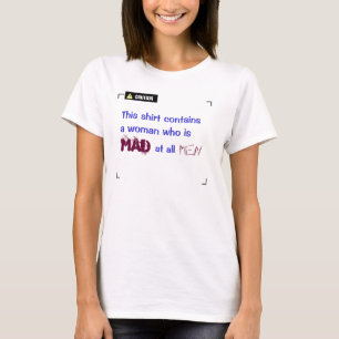 Camiseta Mujer Con Cuidado Con Los Hombres