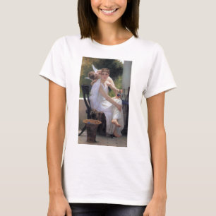Camiseta Mujer con Cupido, Bouguereau