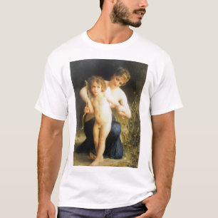 Camiseta Mujer con Cupido, Bouguereau