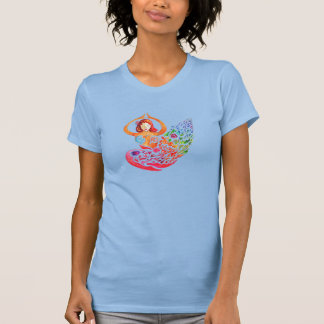 Camiseta Mujer con Diseño de Meditación Yoga Arcoí