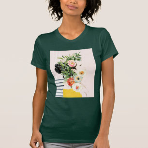 Camiseta Mujer con flores