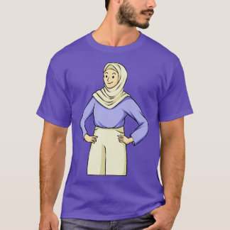 Camiseta Mujer Con Hijab