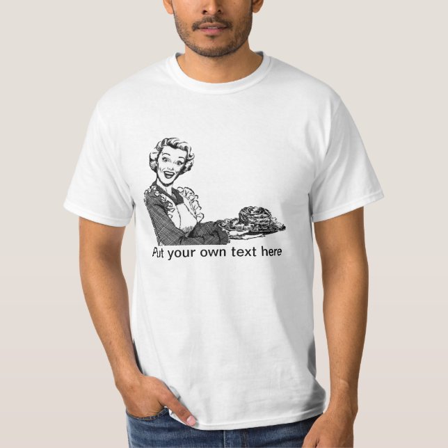 Camiseta Mujer con la comida (Anverso)