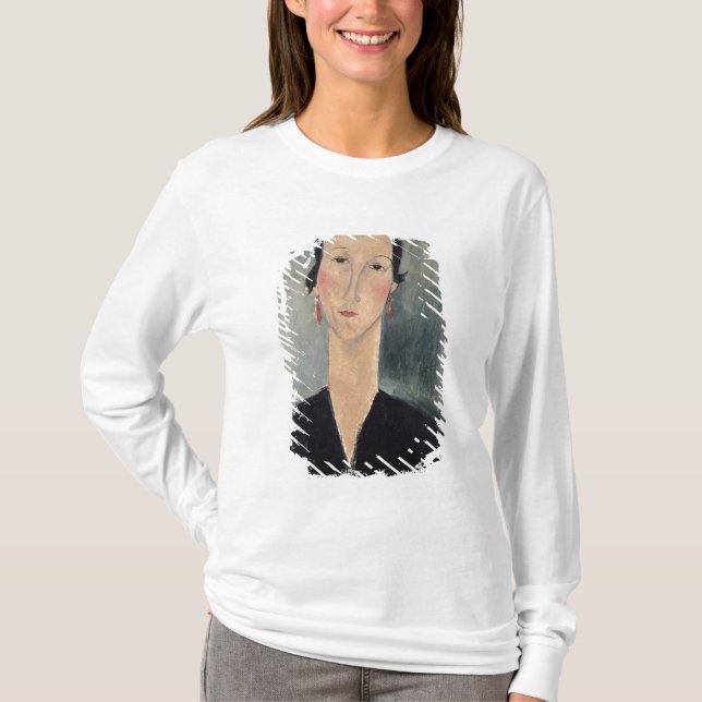 Camiseta Mujer con los pendientes (Anverso)
