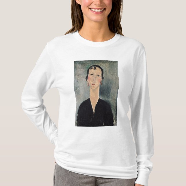 Camiseta Mujer con los pendientes (Anverso)