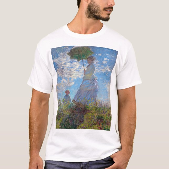 Camiseta Mujer con Parasol, Monet (Anverso)