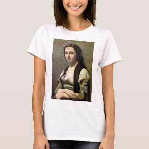 Camiseta Mujer con Perla, Camille Corot, 1868-1870