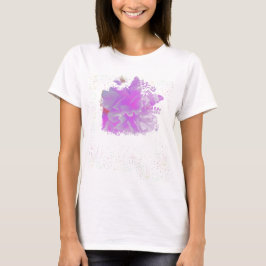 Camiseta *~* Mujer con pintura de peones rosados para marip
