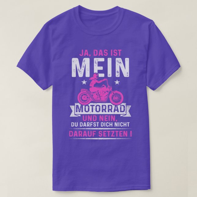 Camiseta Mujer con Sayings de motociclismo (Diseño del anverso)