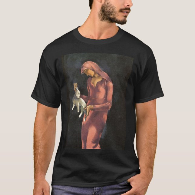 Camiseta Mujer con un conejo (Anverso)