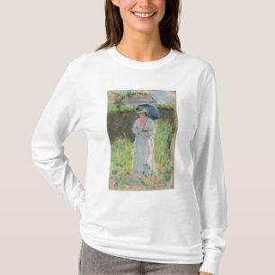 Camiseta Mujer con un parasol (en colores pastel en el