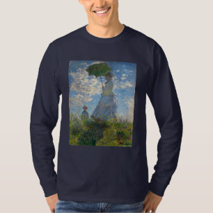 Camiseta Mujer con un parasol - señora Monet y su hijo
