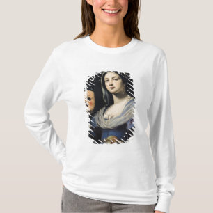 Camiseta Mujer con una máscara 2