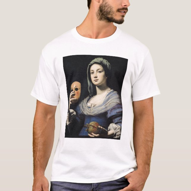 Camiseta Mujer con una máscara 2 (Anverso)