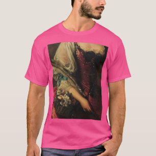 Camiseta Mujer con vestido ornado y cesta floral 18º Cen