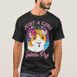 Camiseta Mujer Conejillo de Indias Amante del Conejillo de